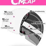 9x6 HD Lace M-cap Wear Go Glueless Mini Knots Straight Hair Pre-cut Lace Front Wig Pre-plucked