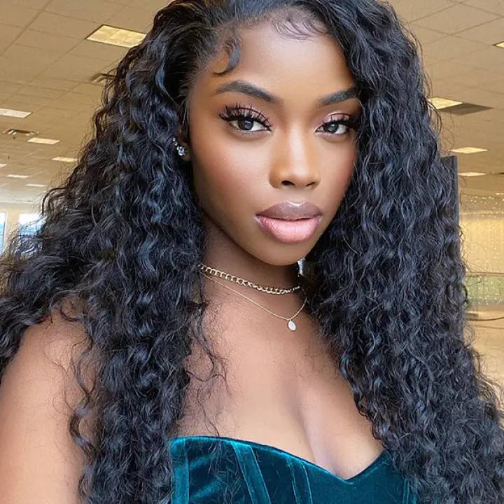 Hot Pre-bleached Deep Wave 13x4 HD Lace/Transparent Lace Frontal Wigs